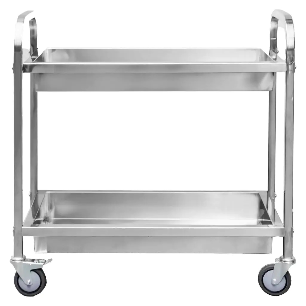 Wózek kelnerski 2 półkowy gastronomiczny cateringowy 95x50x95 cm Mega-M Kod producenta MTP001915