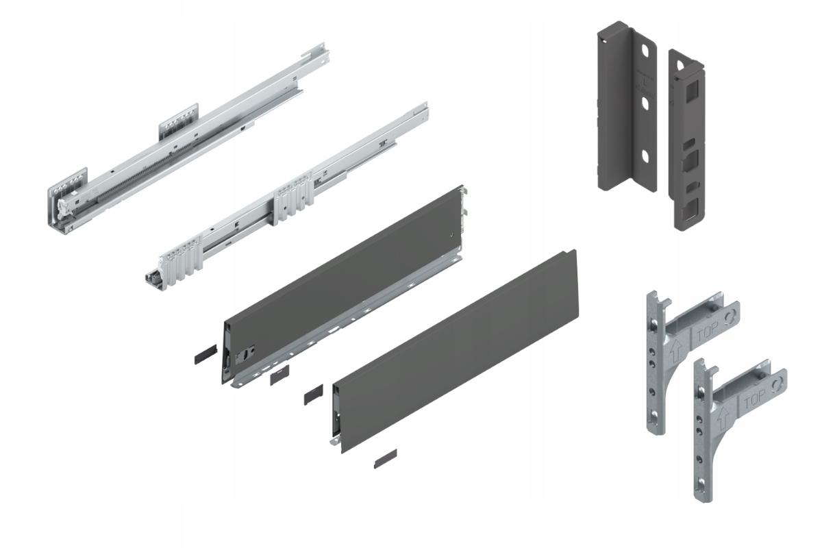 Blum Merivobox 600 Šuplík Medium K Blm Antr 70kg