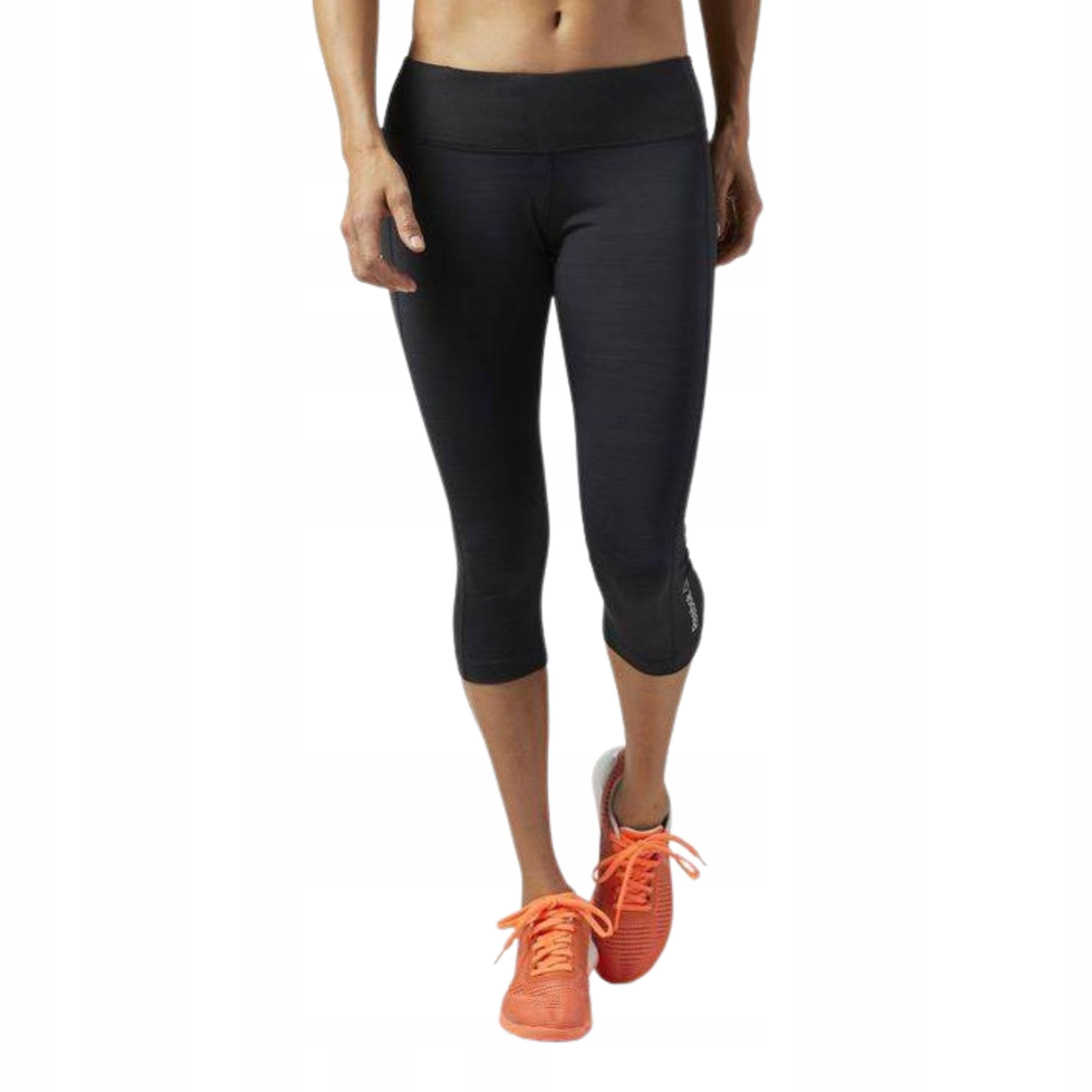 Damskie legginsy treningowe 3/4 Reebok Ac Capri Xs