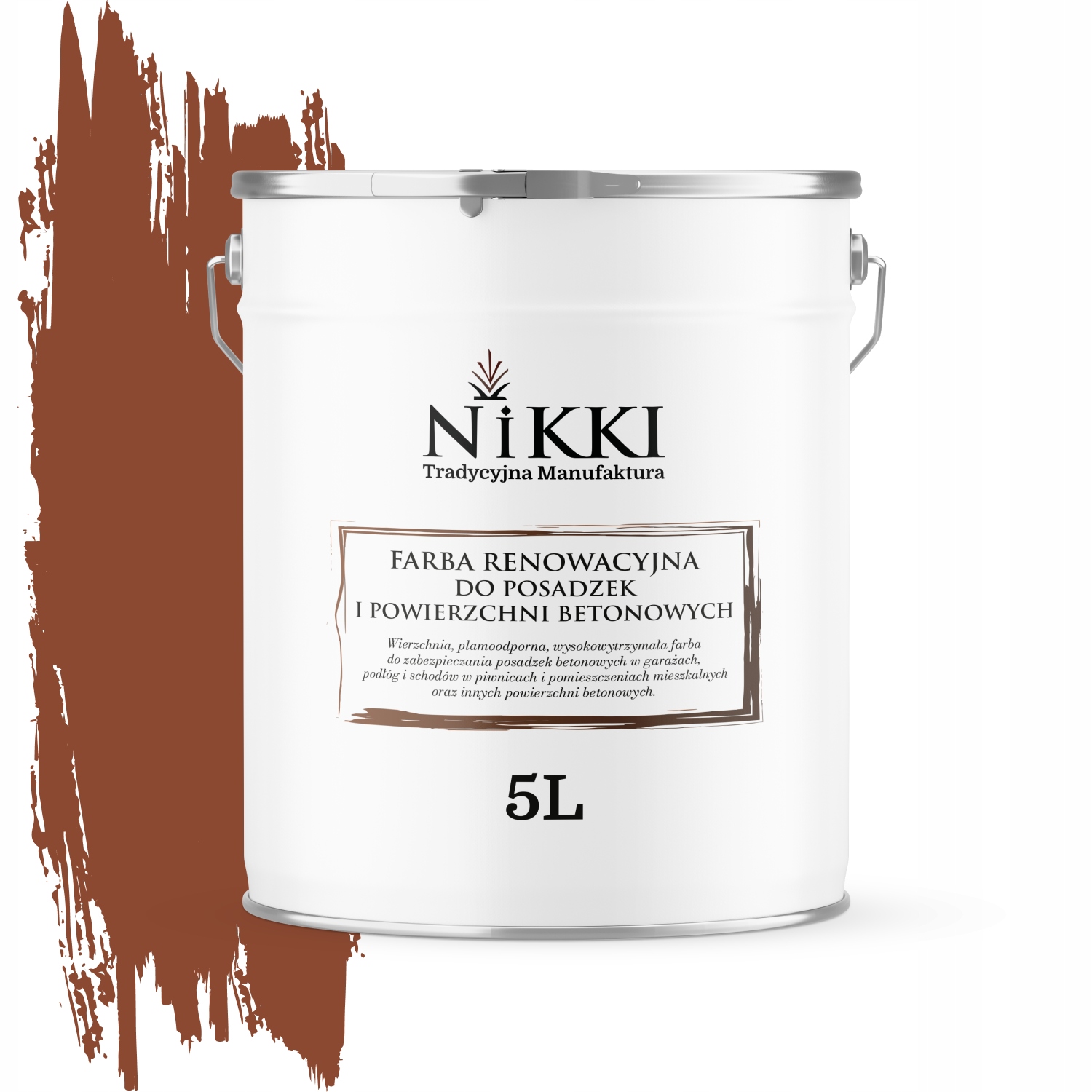 Farba Na Renováciu Betónových Podláh 5 L Tehlová RAL8004 Polomatná