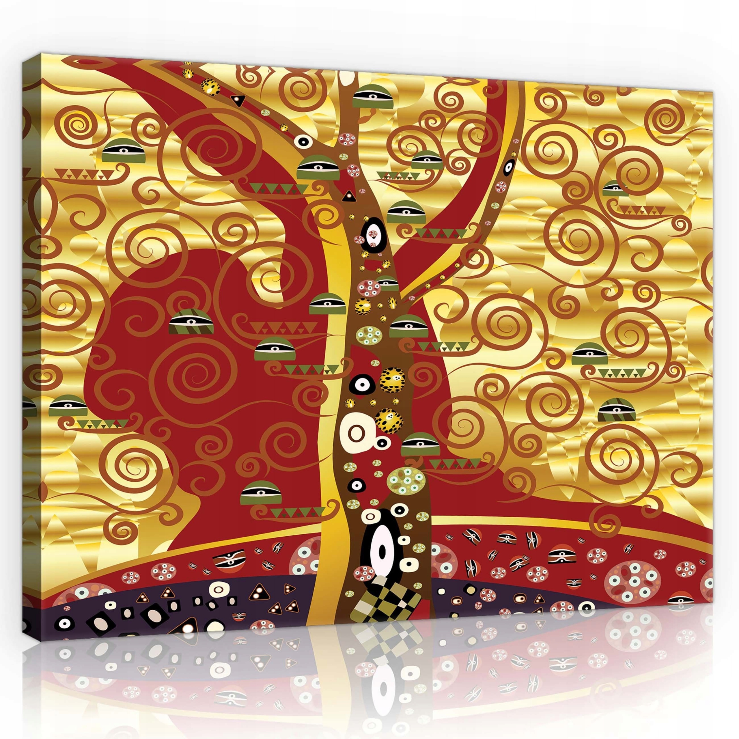Obraz 100x75 Strom života Gustav Klimt modernismus zlato spirály dekorativní