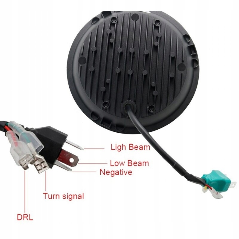 Harley Davidson lampa przednia 7" Full LED x1 EAN (GTIN) 5904865401413