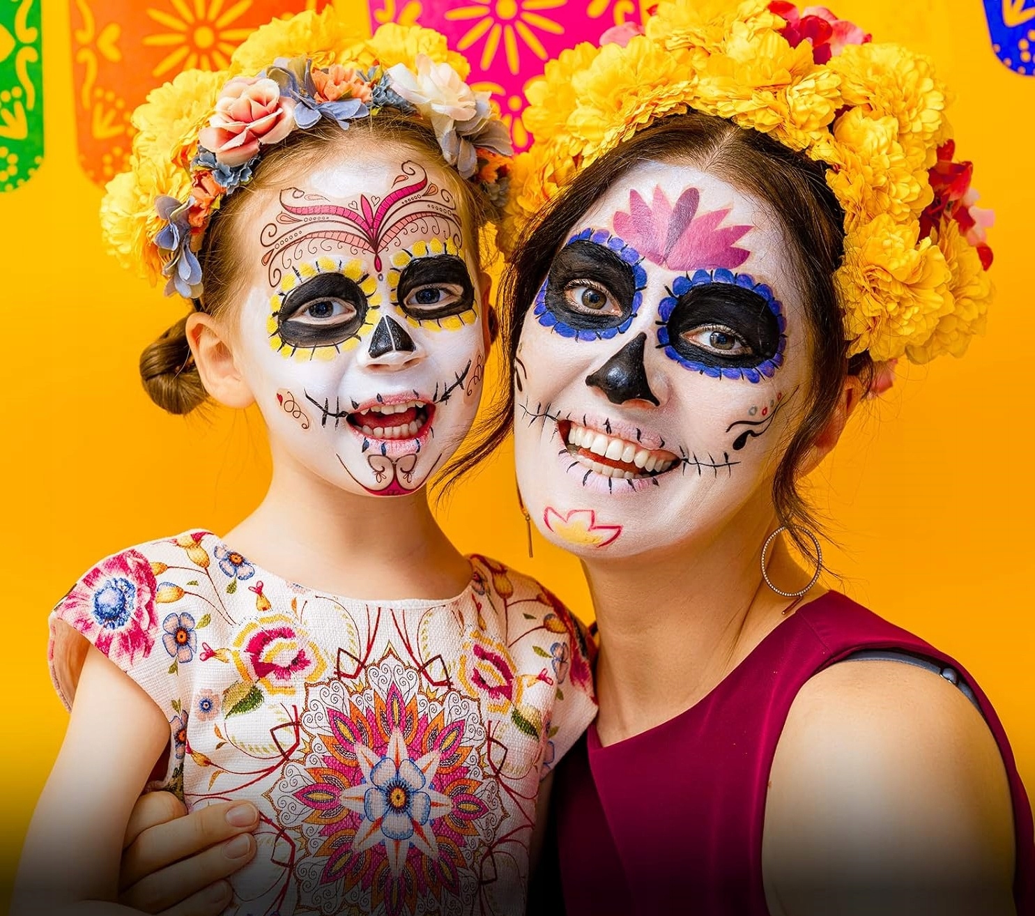 Farby Do Malowania Twarzy Dla Dzieci Tatuaze Zmywalne Szablony Zestaw XXL Płeć chłopcy dziewczynki unisex