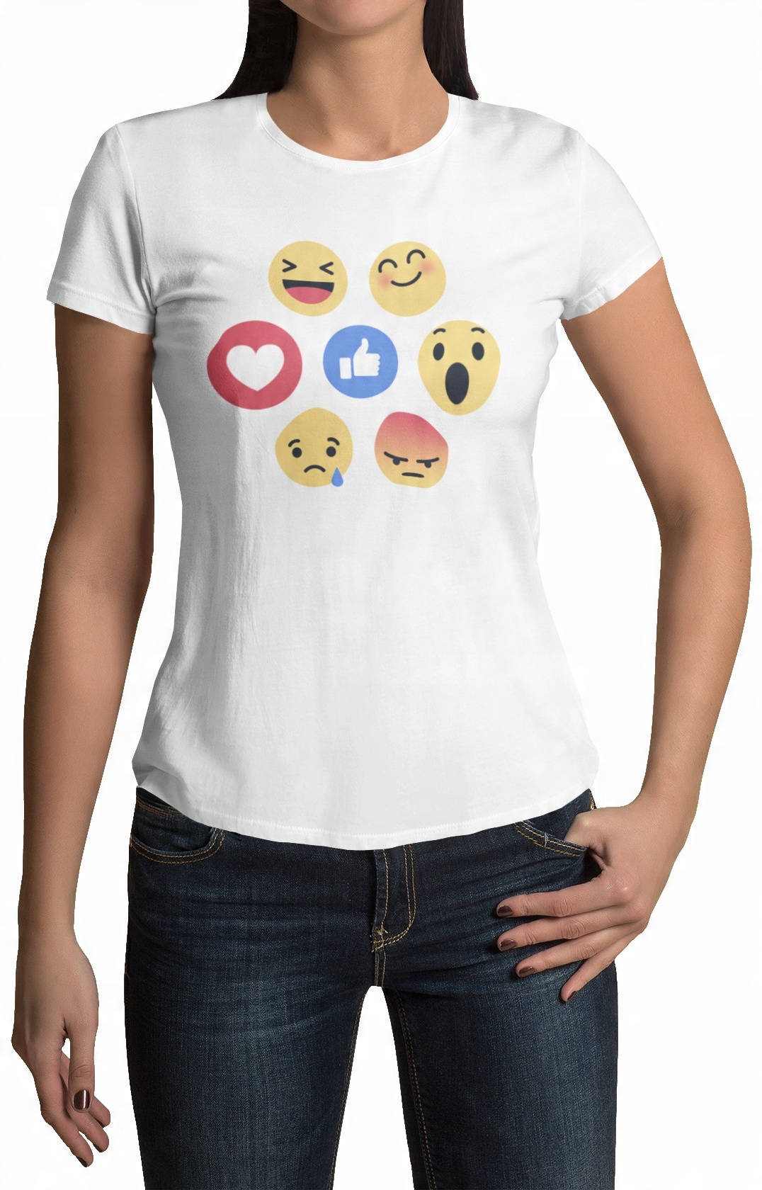 

Koszulka Damska T-shirt XXL Emotikony - Wzory!!