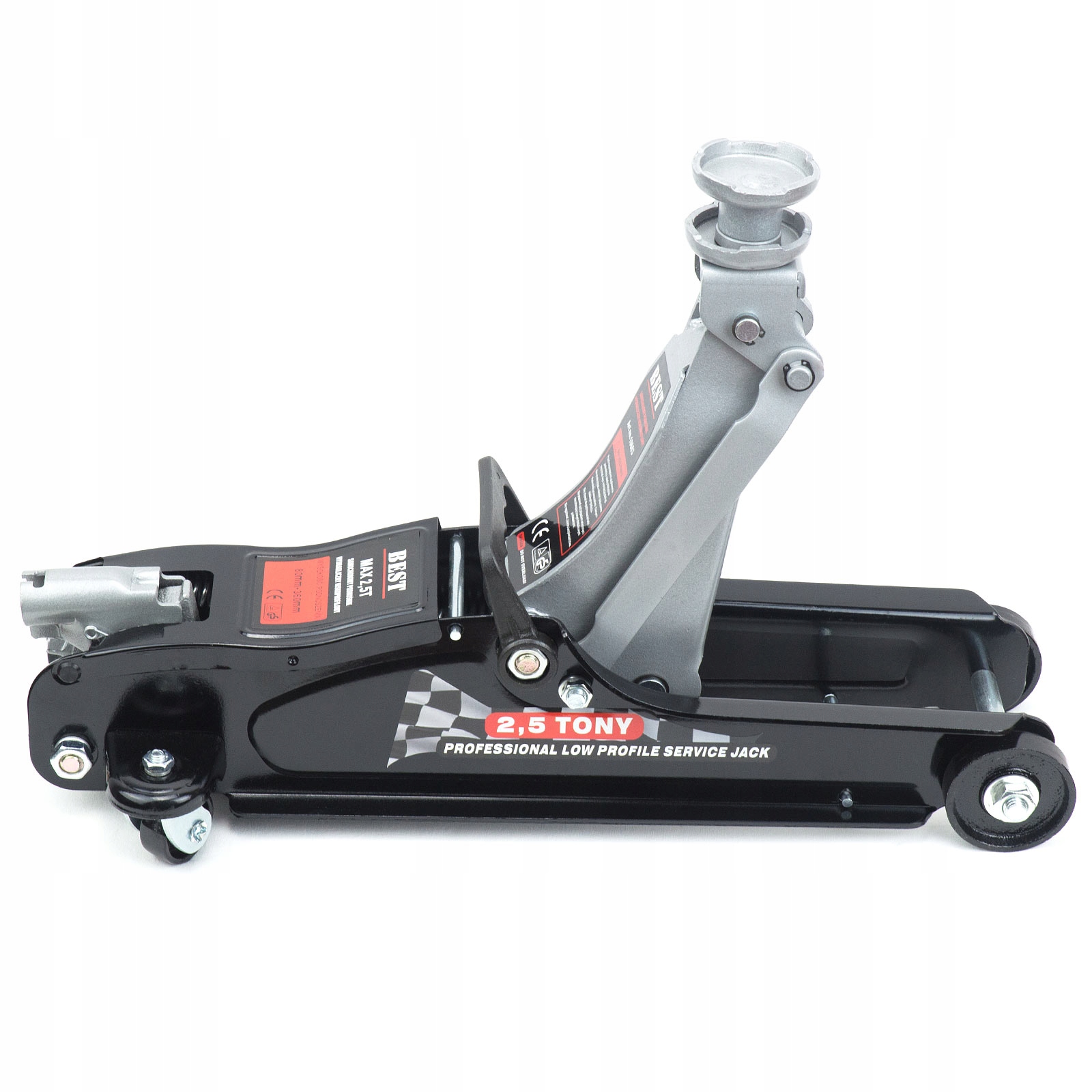 ŻABA PODNOŚNIK NISKOPROFILOWY MOCNY WYTRZYMAŁY SAMOCHODOWY LEWAREK 2,5T Marka Best Tools