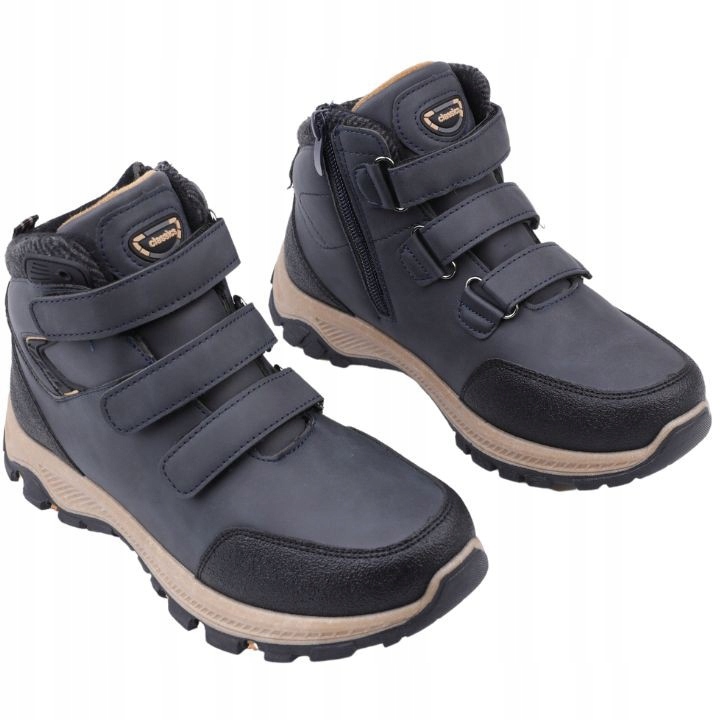 

Trapery buty sportowe zimowe młodzieżowe granatowe