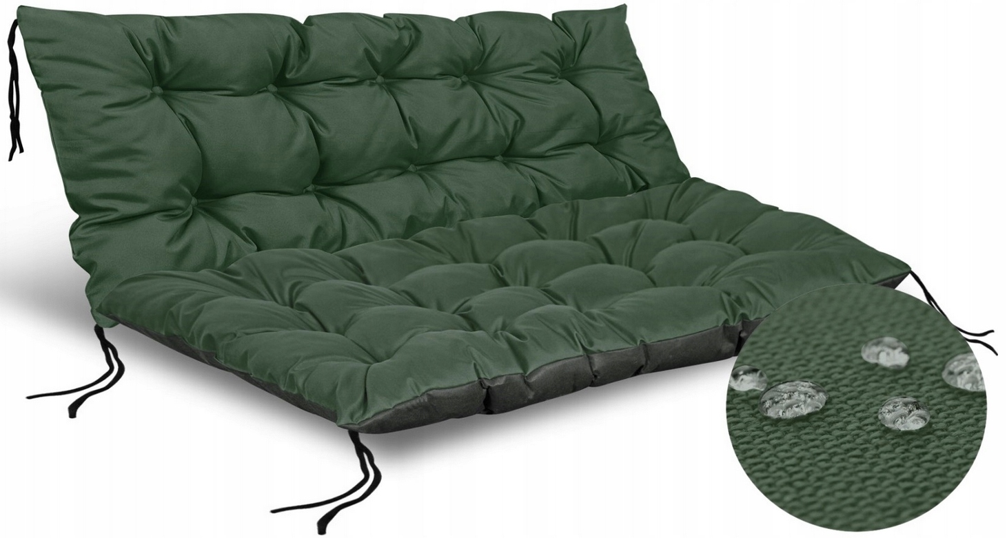 Poduszka Na Ławkę Ogrodową Huśtawkę Leżak Taras Fotel 120x80cm Wodoodporna