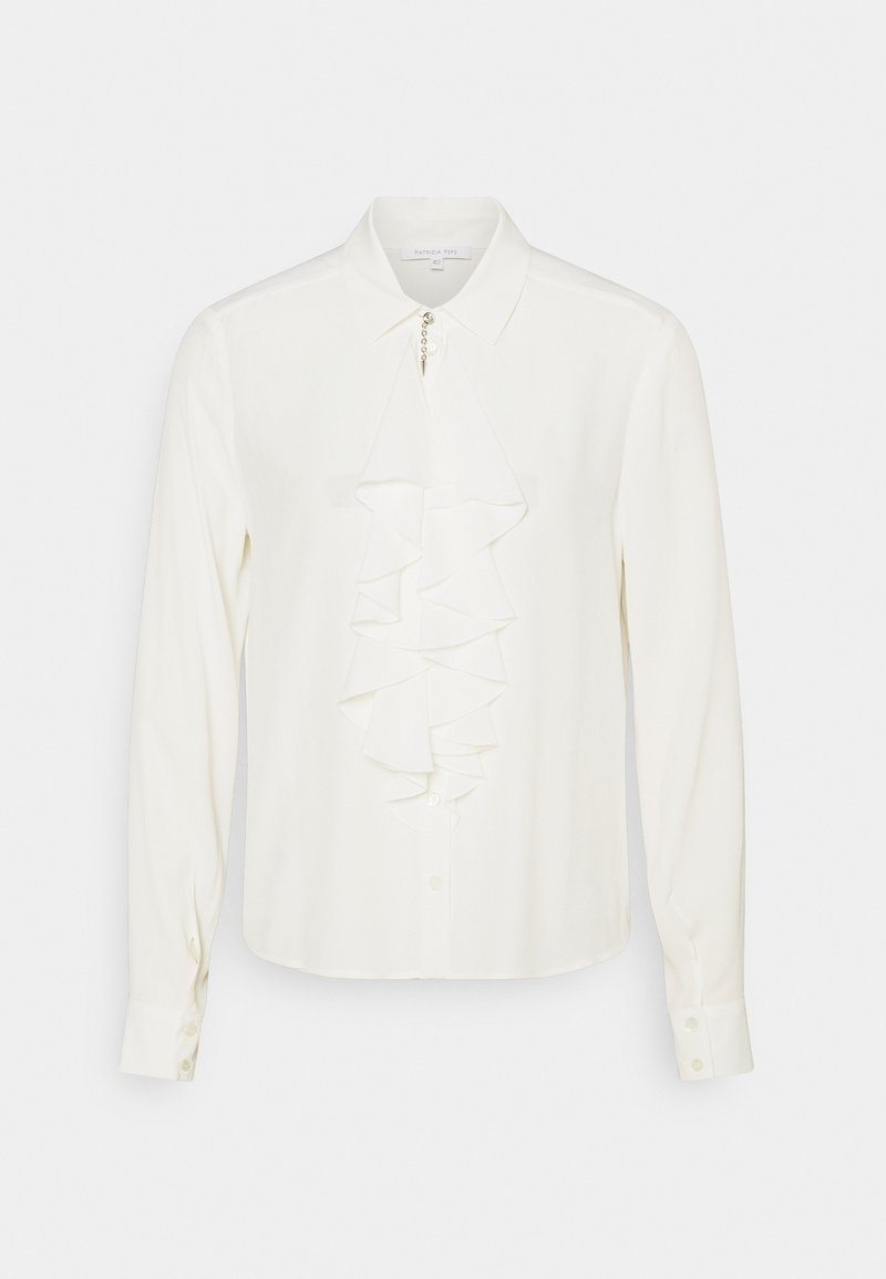 Košilová halenka s volánkem Patrizia Pepe 40