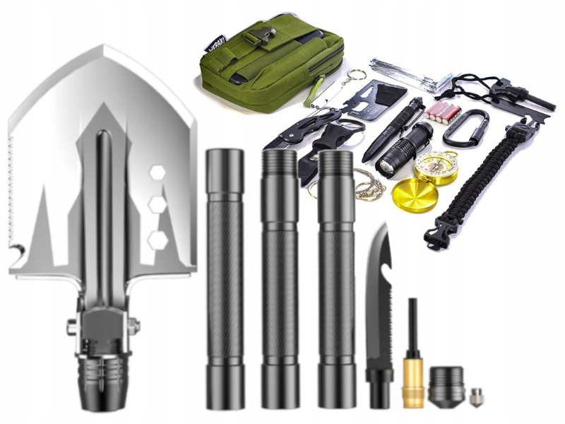 Sada Pro Přežití Saperka Lopata 29v1 +SurviBox