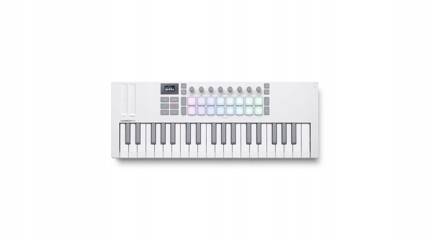 Novation Launchkey Mini 37 mk4 white – Klawiatura sterująca MIDI