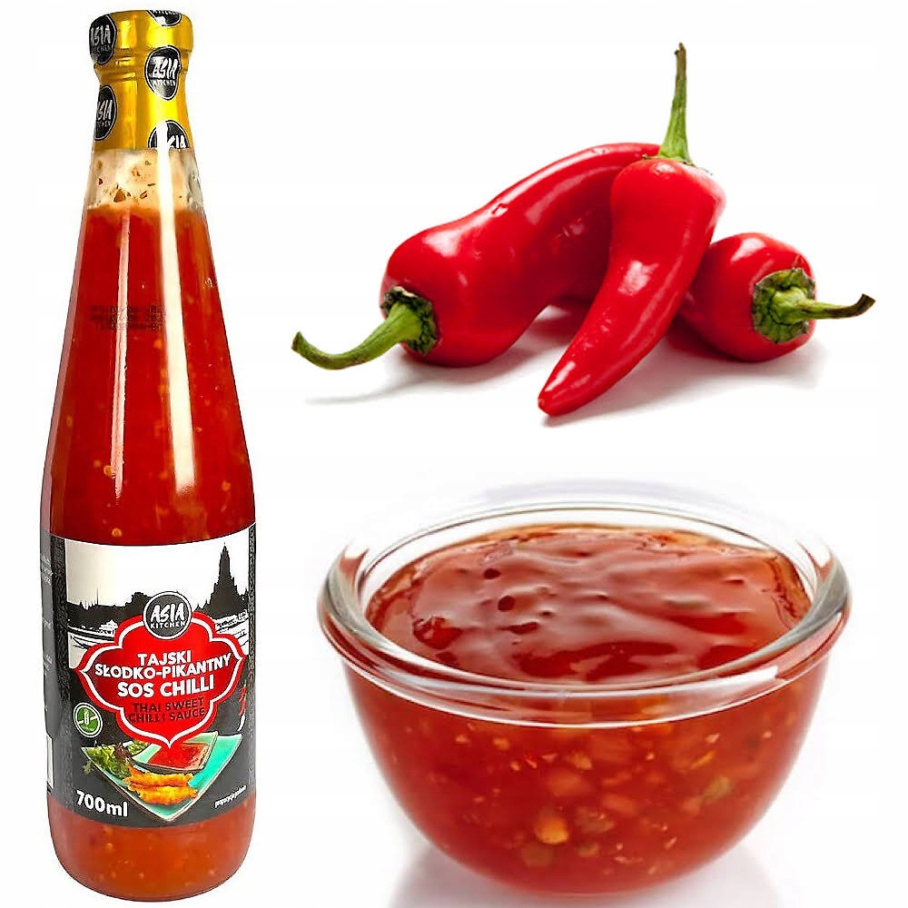 

Tajski Słodki Sos Chili Do Kurczaka 700ml Asia Kit