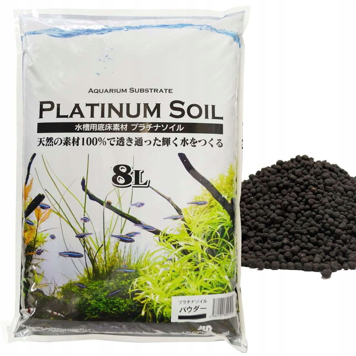 Černý Aktivní Substrát Pro Akvarijní Rostliny Granulát Pro Rostliny Soil 8 L