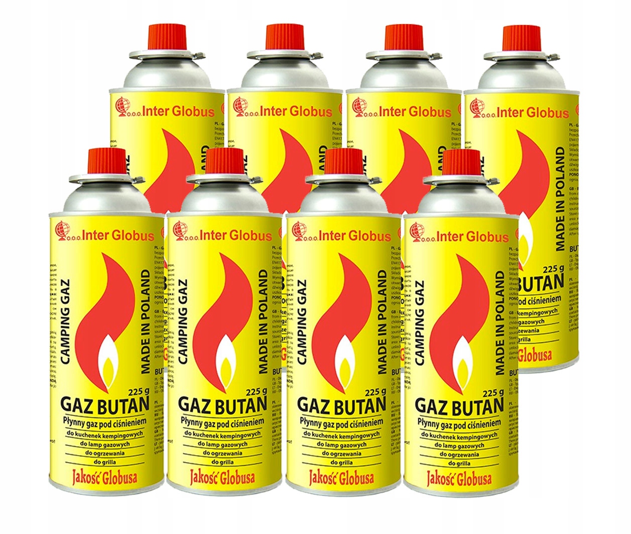 

Gaz Nabój Kartusz 400ML Kuchenka Gazowa Palnik x8
