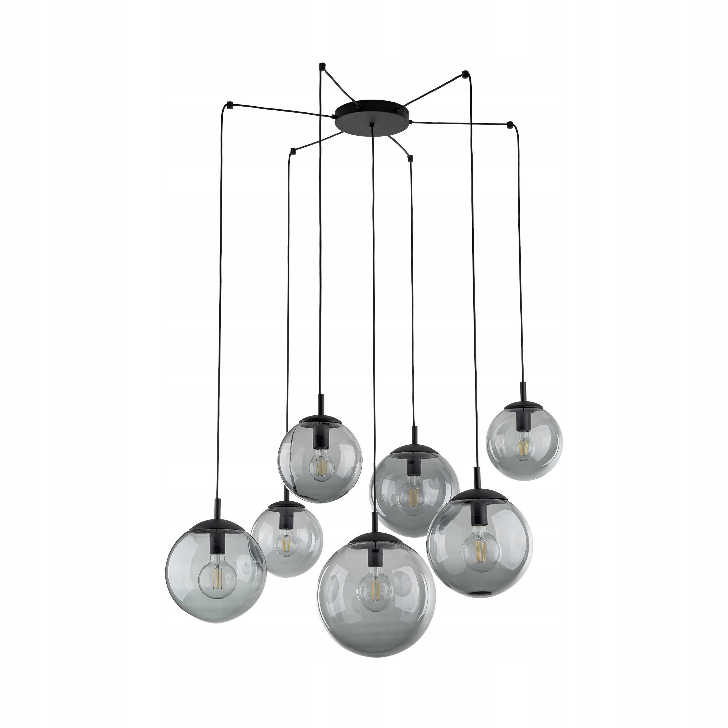 Závesná ozdobná lampa do lobby, kaviarne TK-Lighting Esme 7 x E27