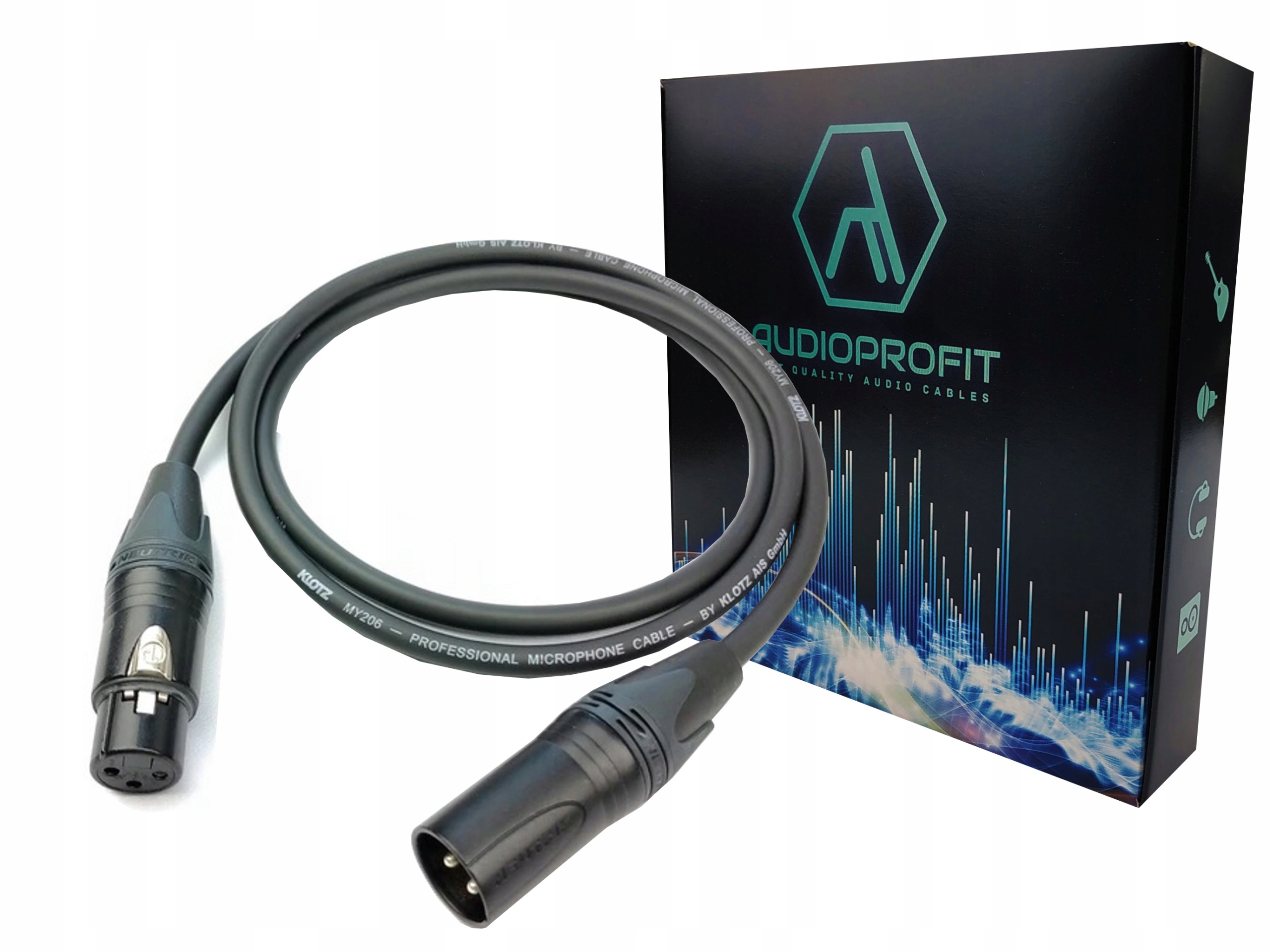 

Kabel mikrofonowy Klotz MY206 Xlr Neutrik 1 m