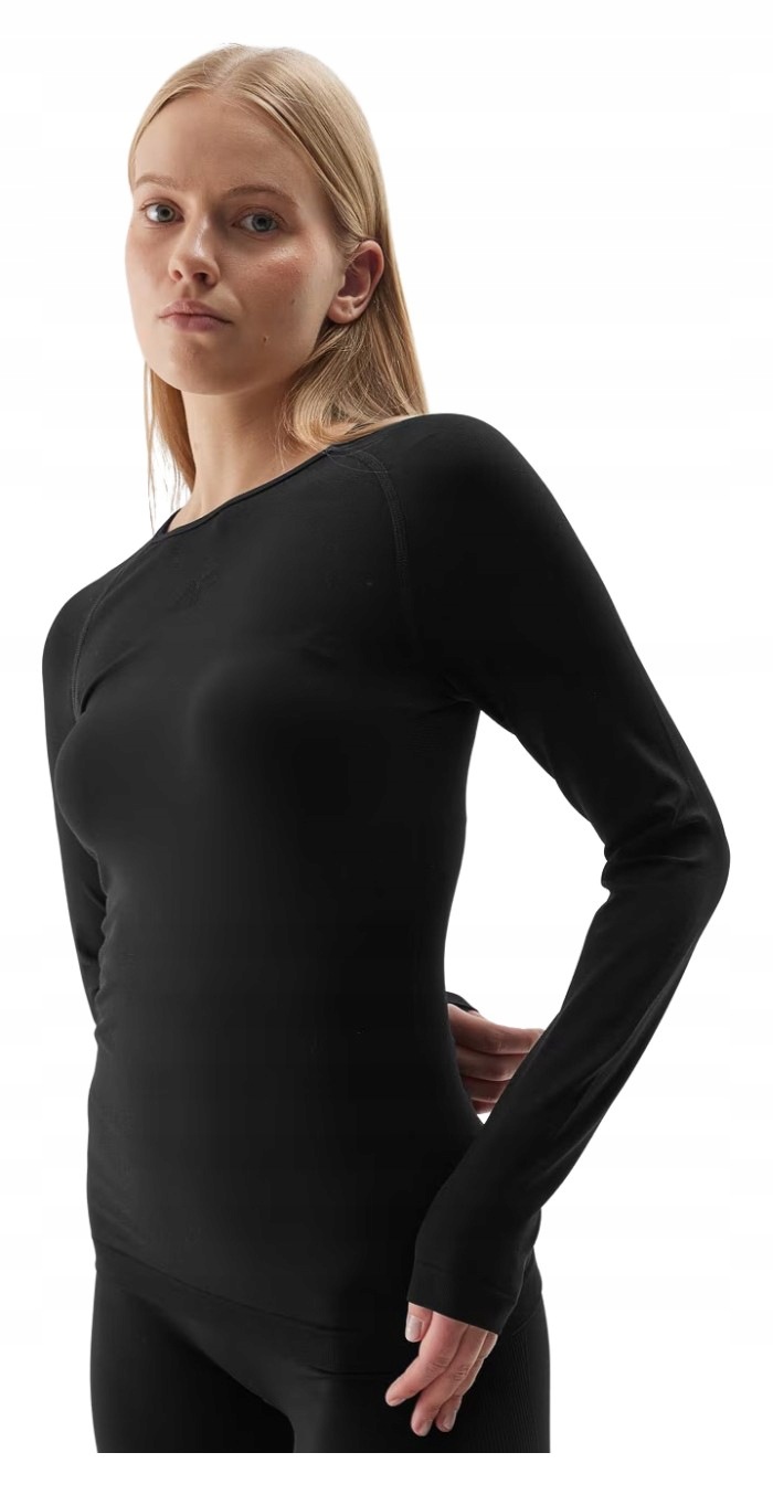 Tričko 4F Termoaktivní F152 Hluboká Černá 4FWAW24USEAF152 20S vel. M/L