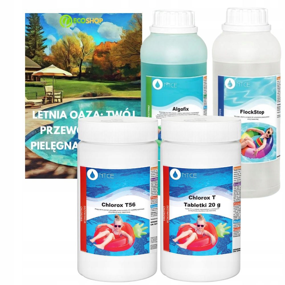 Zestaw: Chlor Szok T56 Tabletki Antyglon Flockstop Ntce E-book