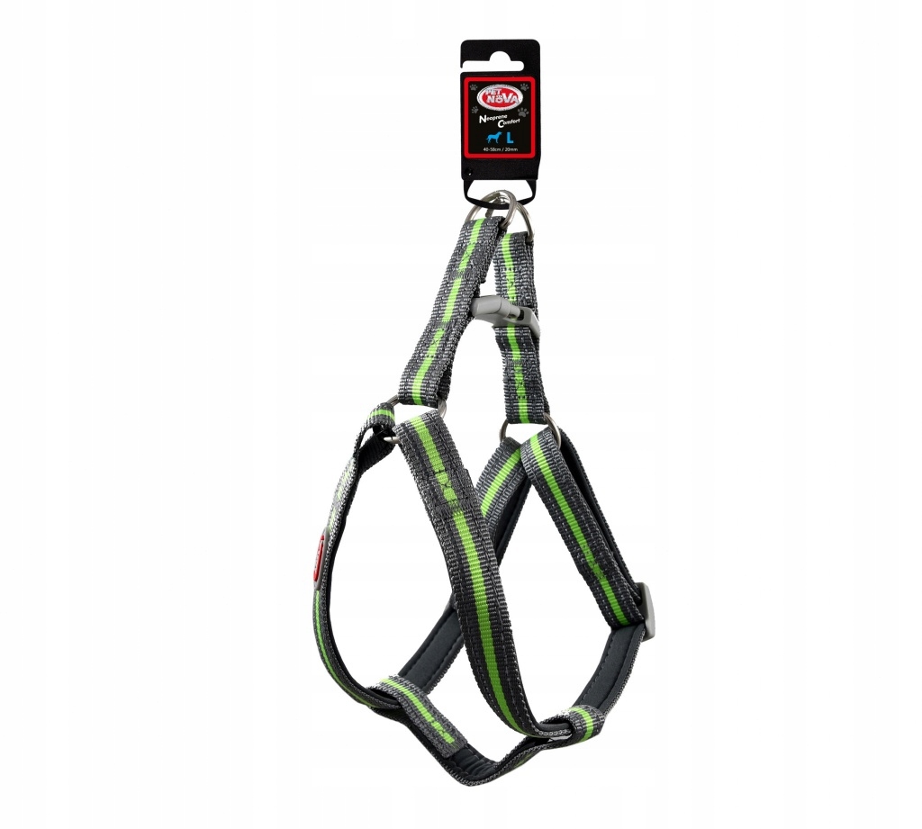 

Pet Nova Regulowane Szelki Nylonowe L Szare