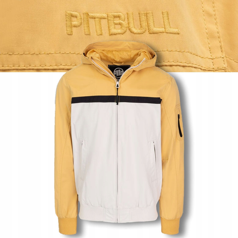 Pánská přechodová bunda s kapucí Pitbull 2 Color Longwood Větrovka