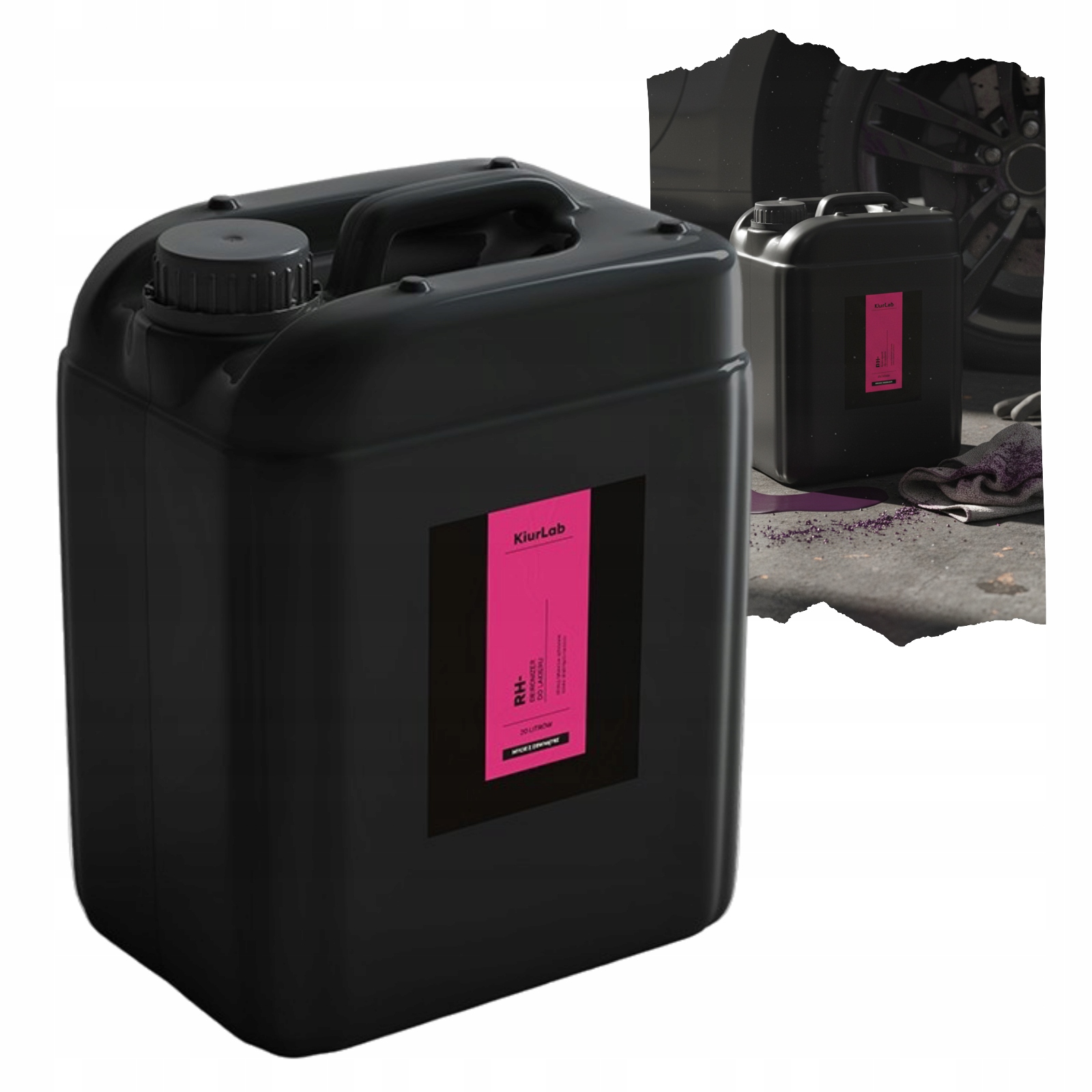 Silný Prípravok Kiurlab Rh – Čistenie Laku Diskov Kolies Pneumatík, Krvavý Efekt