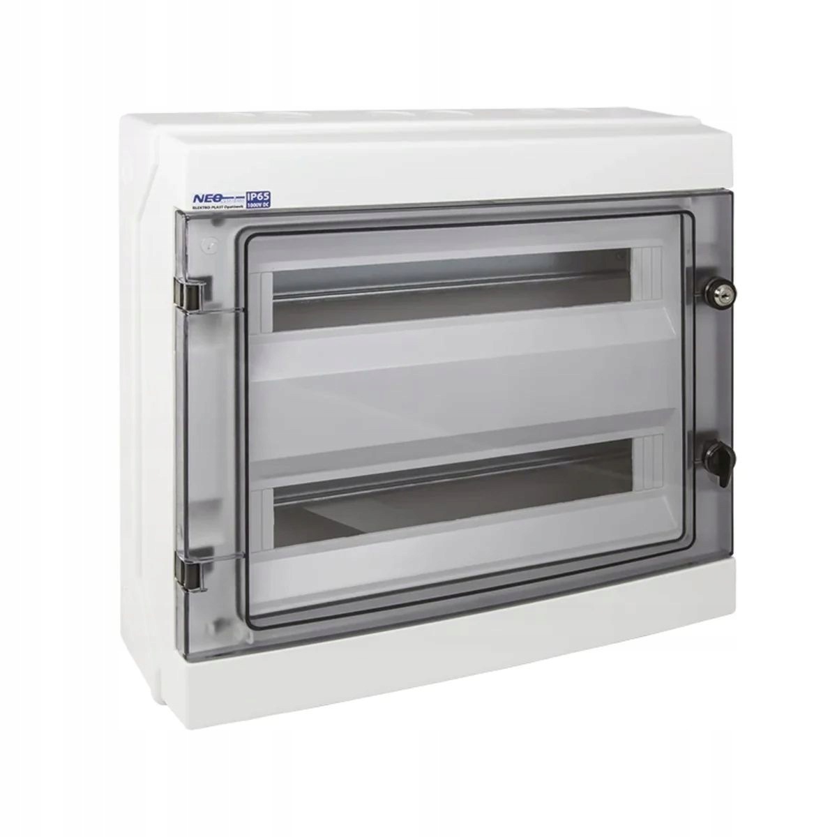 Nástěnný Rozvaděč 36 Modulů, V420mm Š435mm H138mm, IP65, Průhledné Dveře, Abs