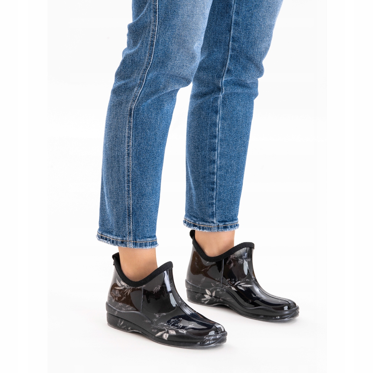 Kalosze gumowce krótkie WKŁADKA gumiaki modne Wojtyłko Rozmiar 36