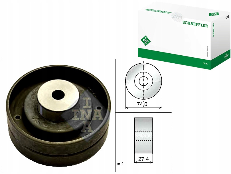 INA532 0051 10 Rolka Rozvodového Řemene Vw 2,4D Asistent řidiče #33