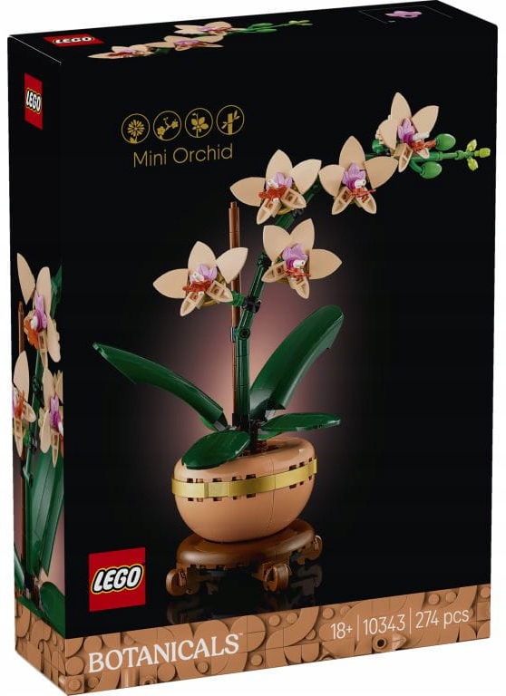 Lego The Botanical Collection Malá Orchidej Sada 10343