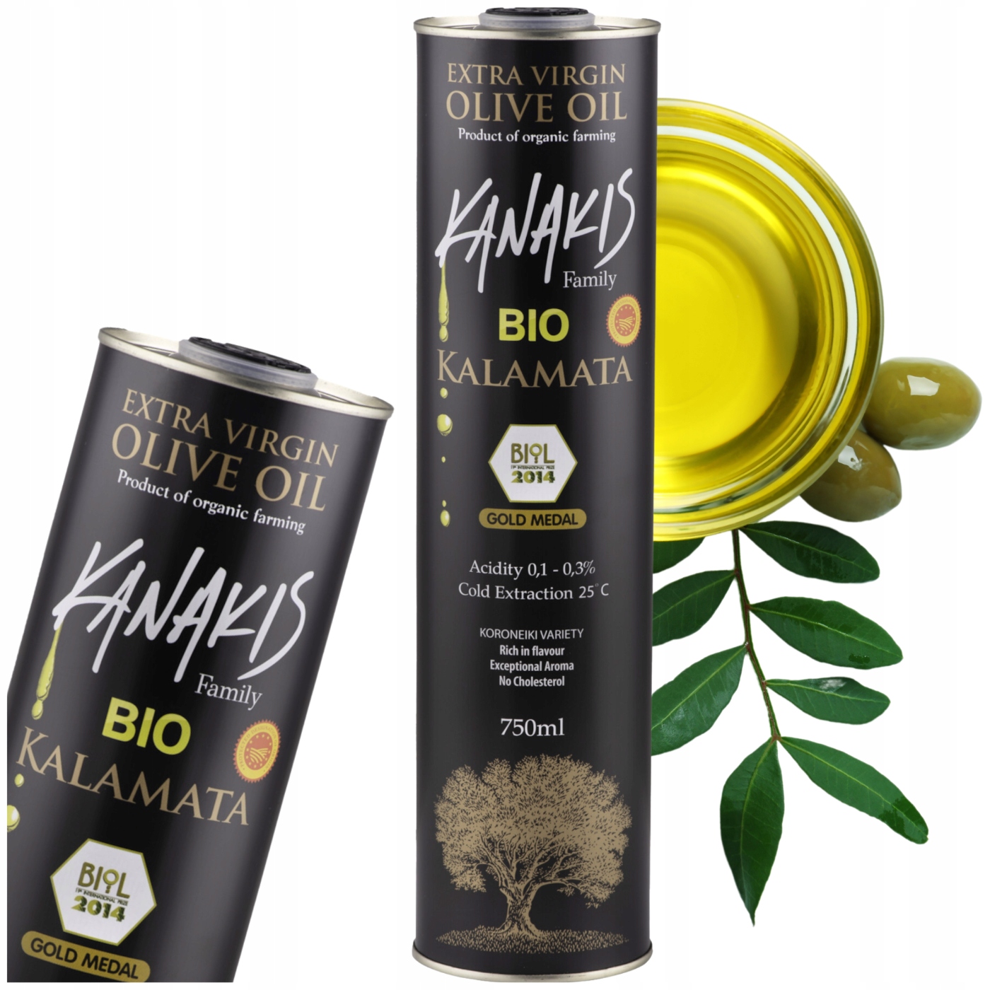 Levně Řecký extra panenský organický olej z pelet Bio 750 ml Čerstvá Sbírka