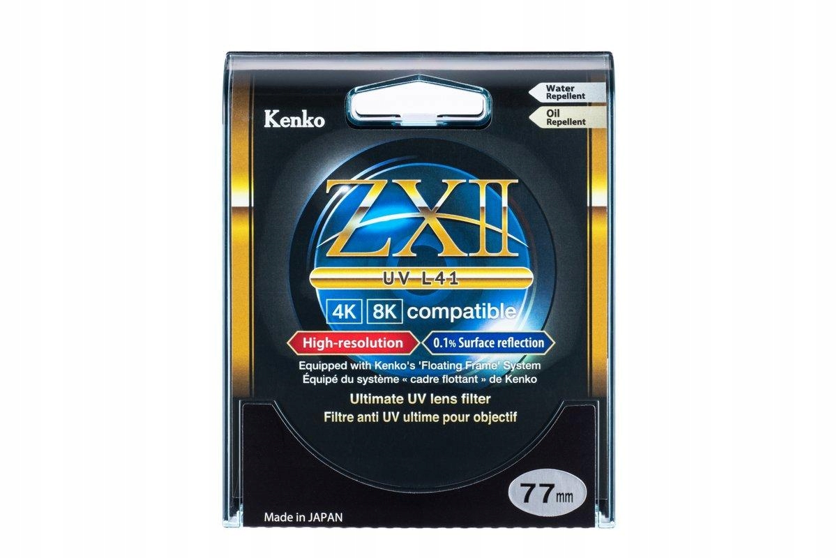 Filtr Uv Kenko Zx II L41 62 mm ZR01 Floating Frame 4K/8K