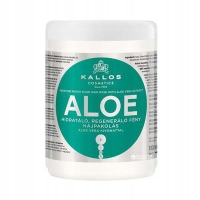 KALLOS Aloe Maska do włosów z aloesem 1000 ml KJMN