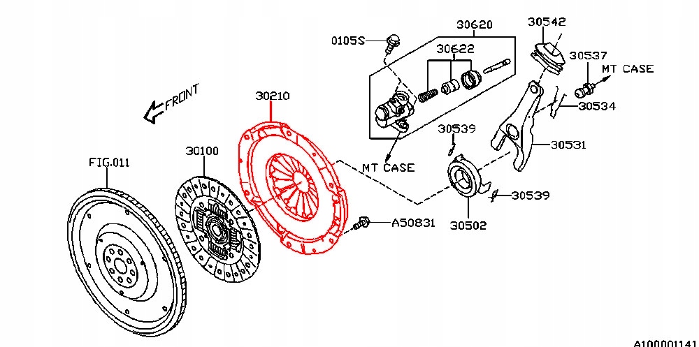 SUBARU LEGACY OUTBACK DOCISK SPRZEGLA 2 0 D EE20Z Car type Passenger cars