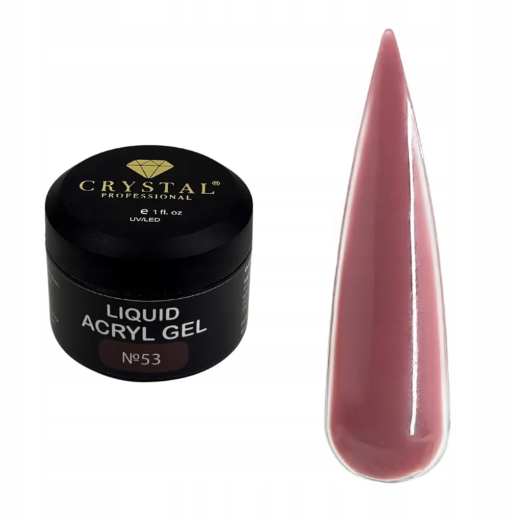 Liquid Acryl Gel #53 Crystal Professional Żel do wzmocnienia paznokci