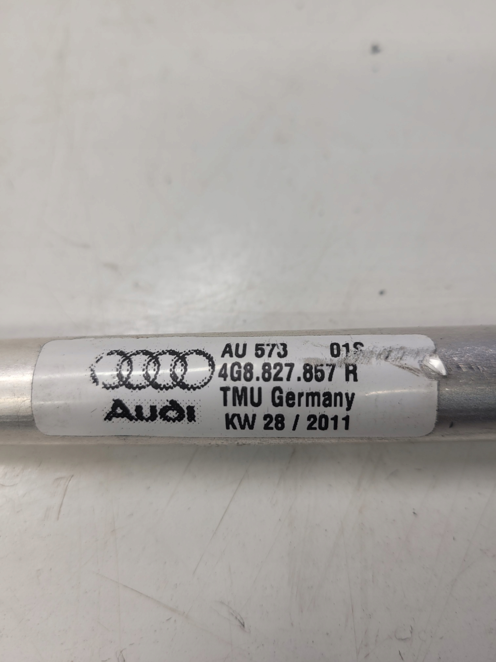 damper telescope bonnet rear part AUDI A7 4G8827857R