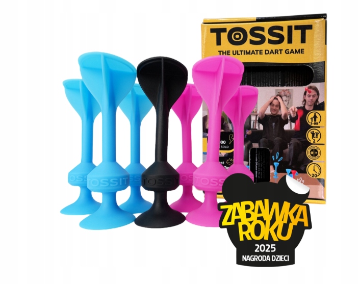 Rzutki Tossit Zestaw Startowy, niebieski i różowy