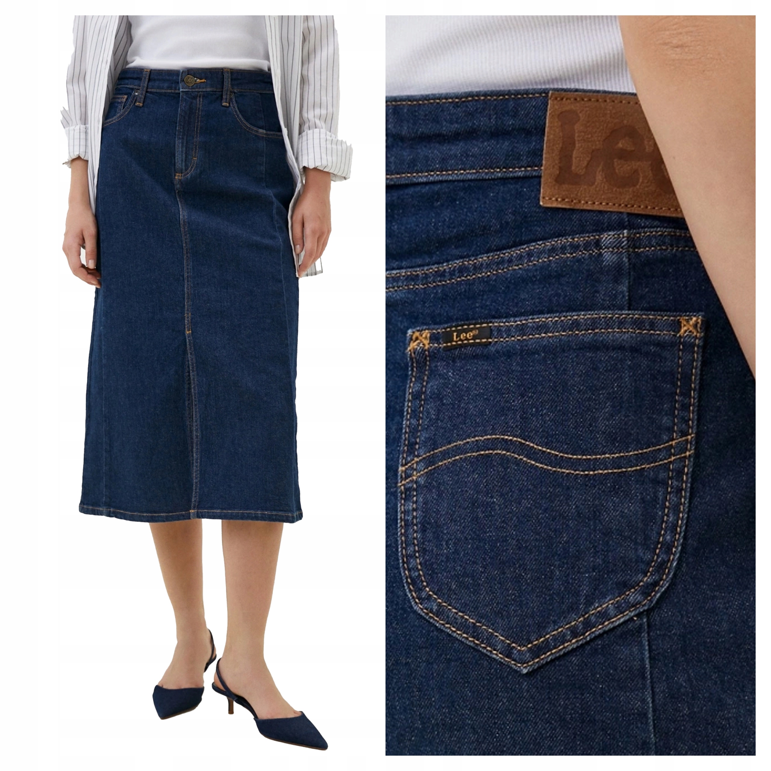 Dámská maxi sukně Lee MIDI Skirt W27