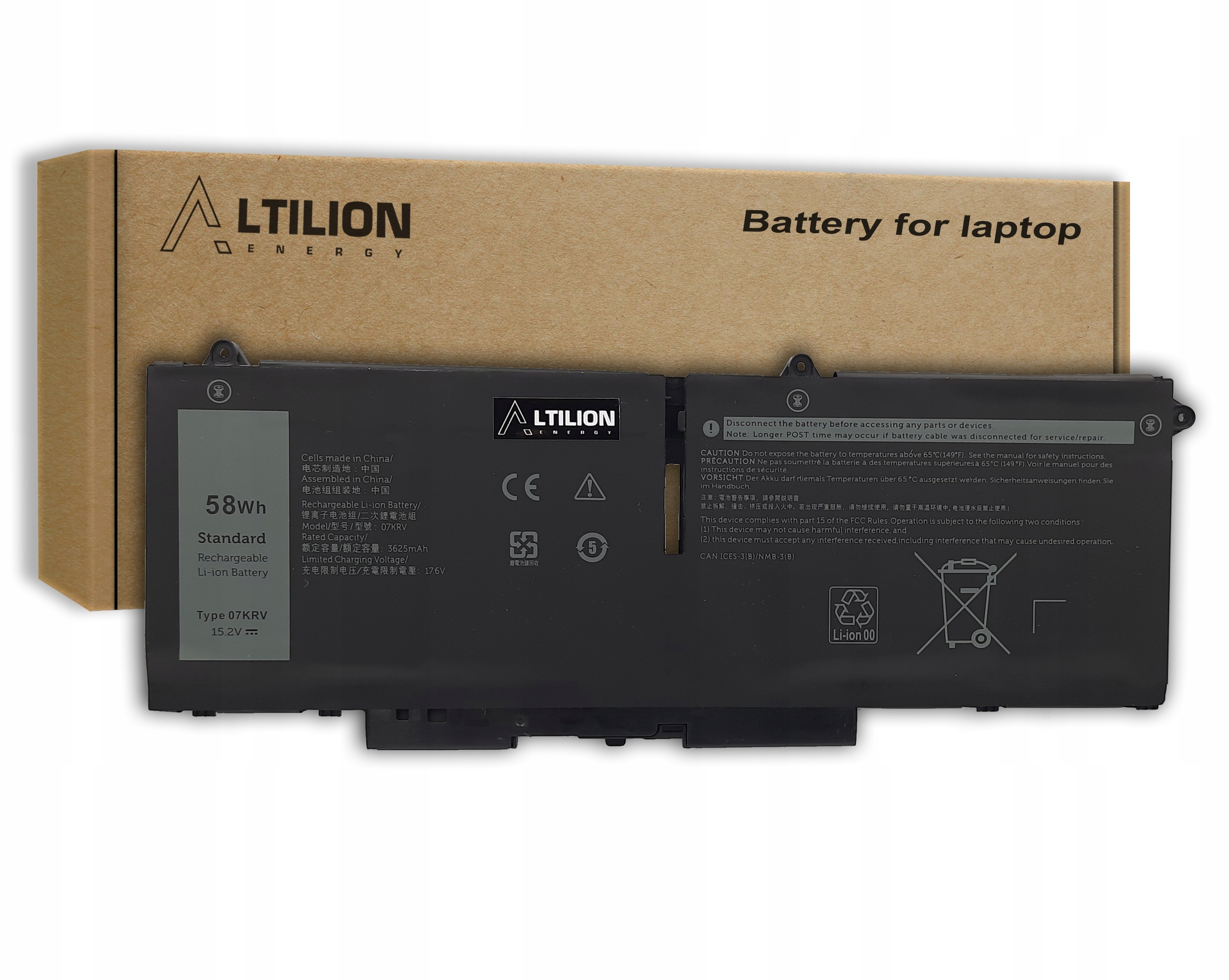 Bateria Altilion Energy 07KRV kompatybilna z Dell