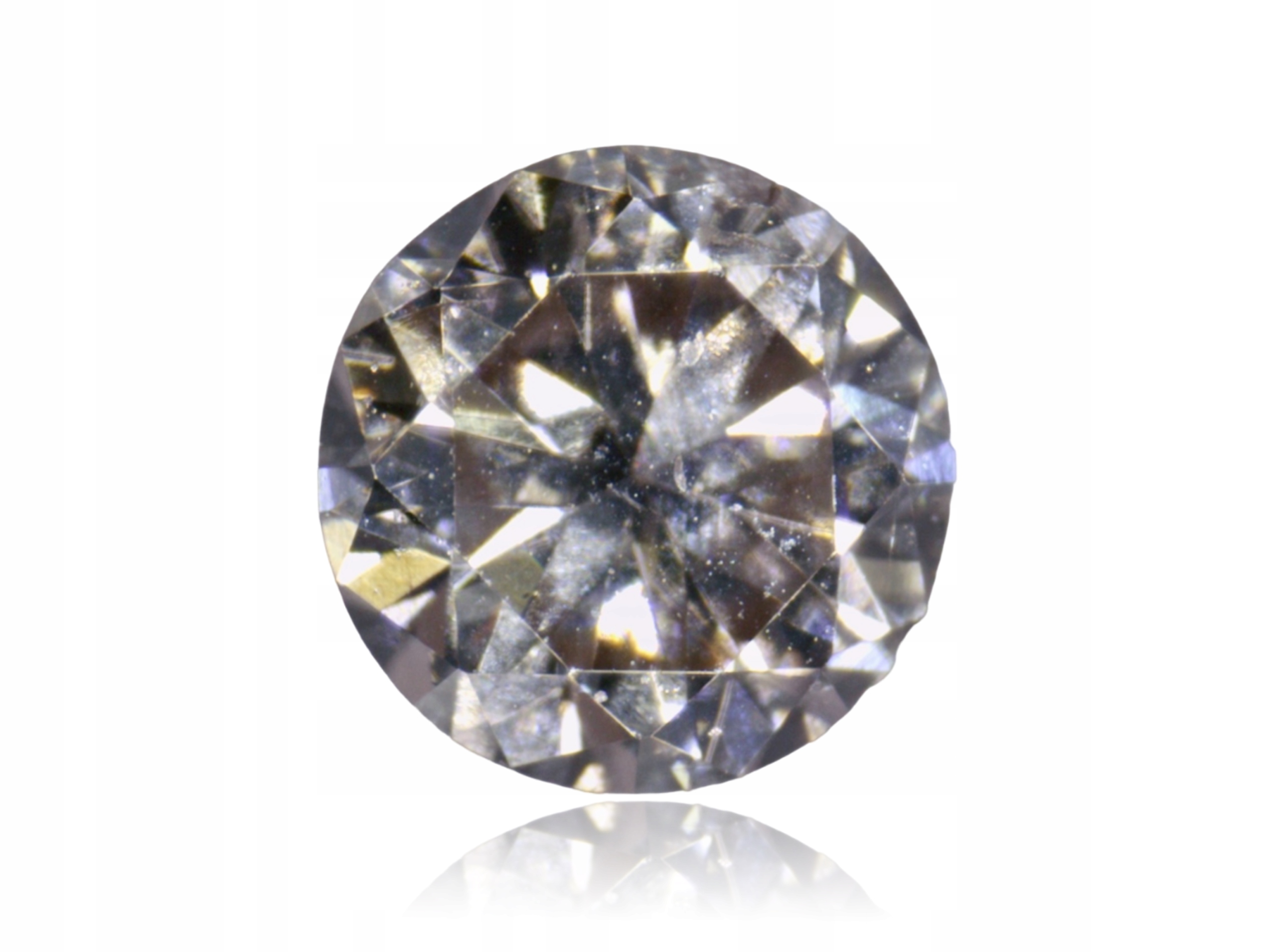 Přírodní Diamant 0.03ct Hnědý Briliant I1 eCertifikát Wbd