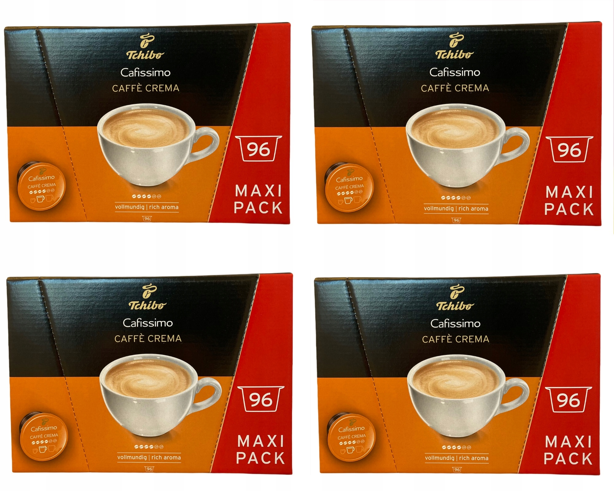 Kapsułki Tchibo Cafissimo Vollmundig 96 szt Zestaw