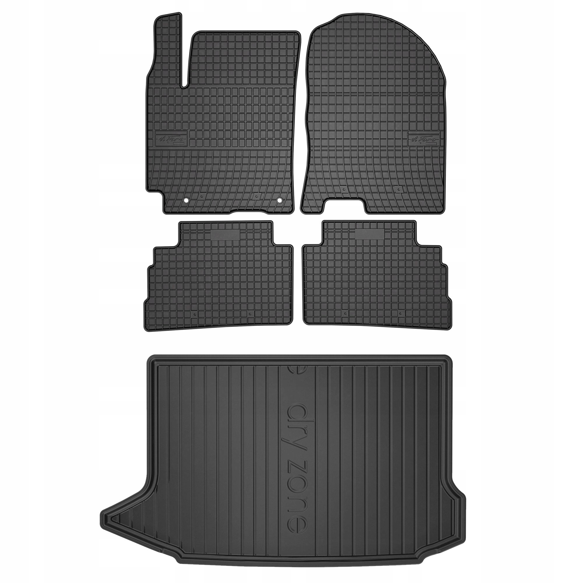 Gumové rohože a koberčeky Hyundai Kona I 2017-2023