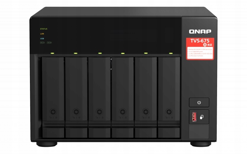 Nas server pre súbory Qnap TVS-675-8G 8GB Ram 2.5GHz