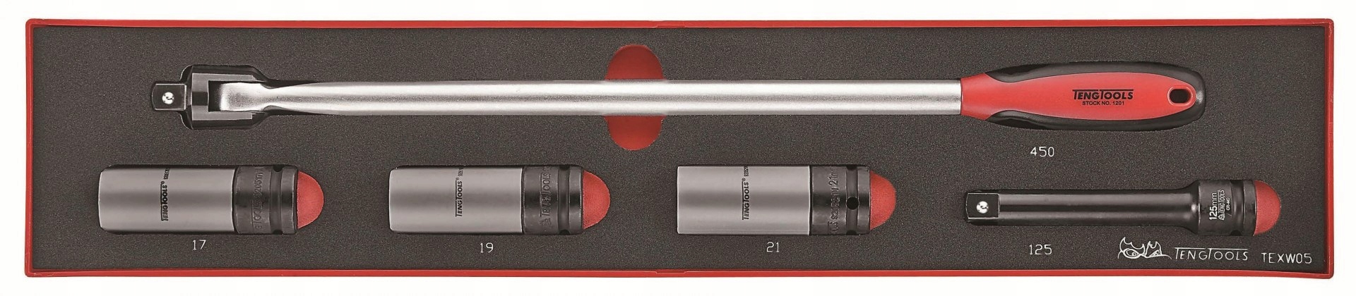 5-элемент. НАБОР ГАЕЧНЫХ КЛЮЧЕЙ TENG TOOLS TEXW05