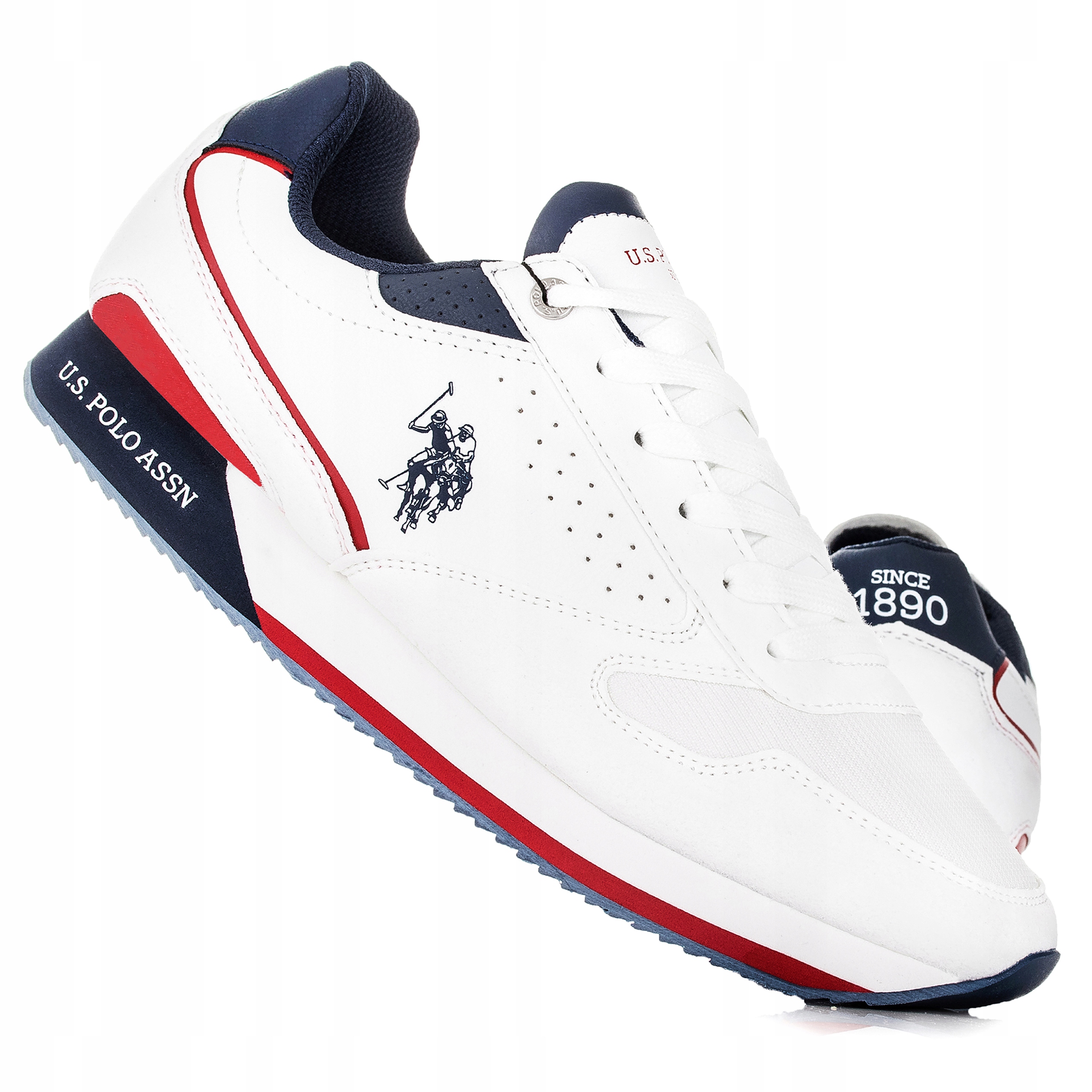

Buty sneakersy męskie U.s Polo Assn. NOBIL003A Whi