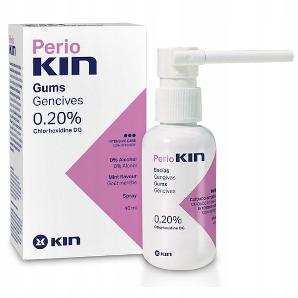 

Spray Kin Periokin zapalenie dziąseł afty 40ml