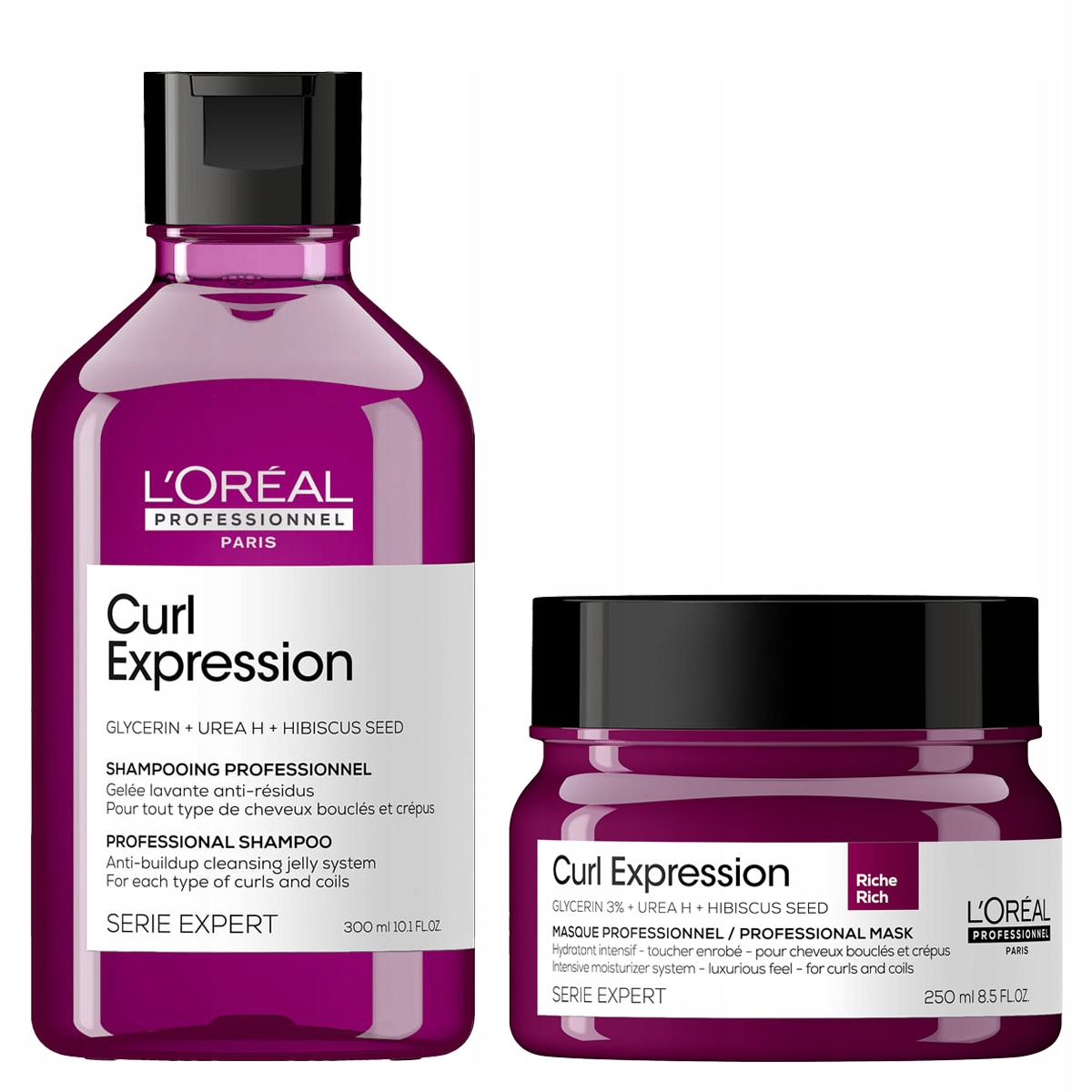 Loreal Curl Expression zestaw szampon oczysz maska