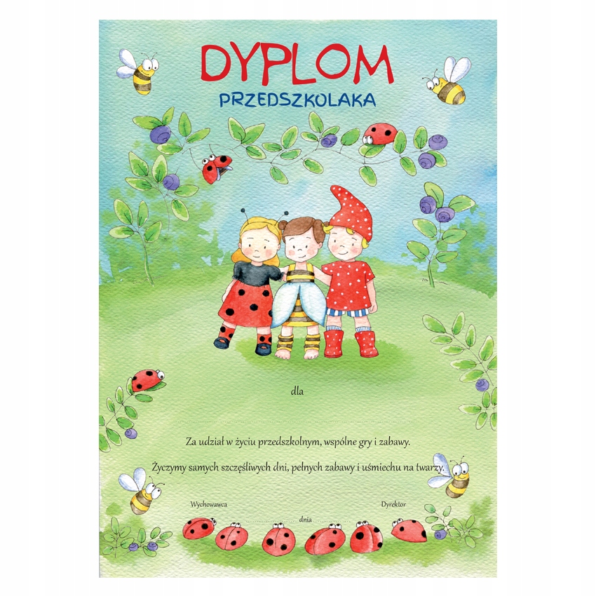 

Dyplom Przedszkolaka za udział AN55