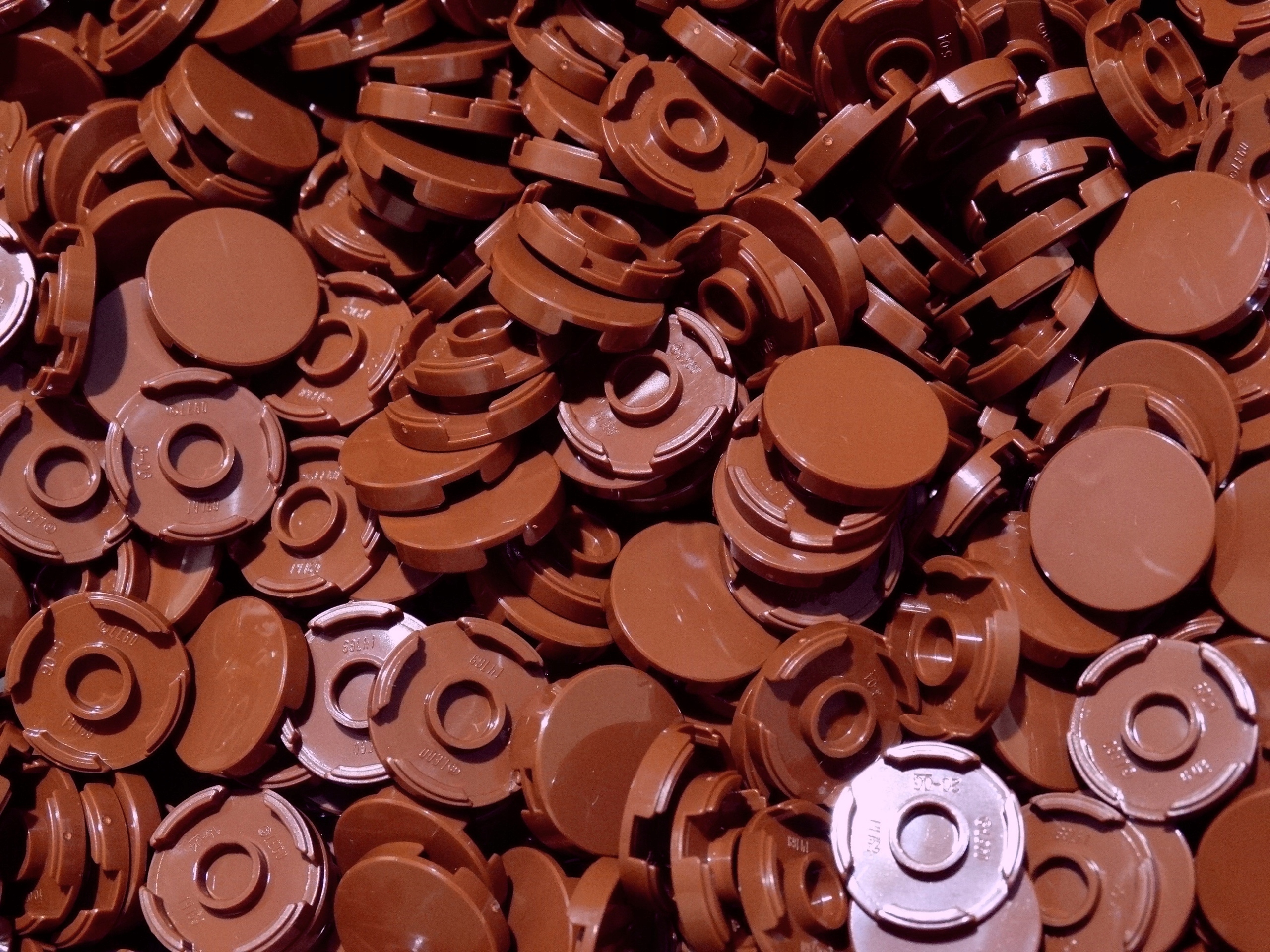 

Lego 14769 Tile Round 2x2 Reddish Brown 25szt Nowe