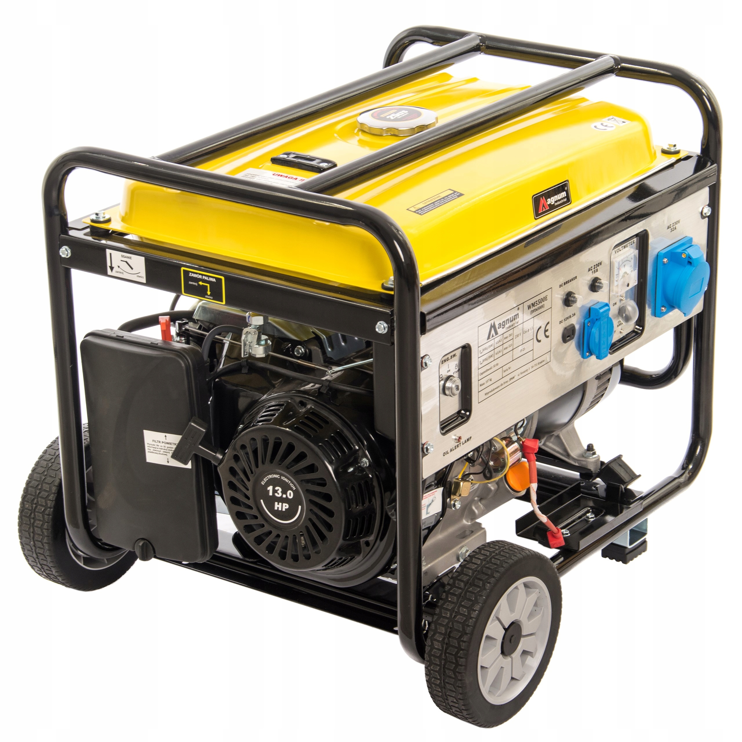 AGREGAT PRĄDOTWÓRCZY MAGNUM DF 6500W 230V AVR Typ agregatu jednofazowy