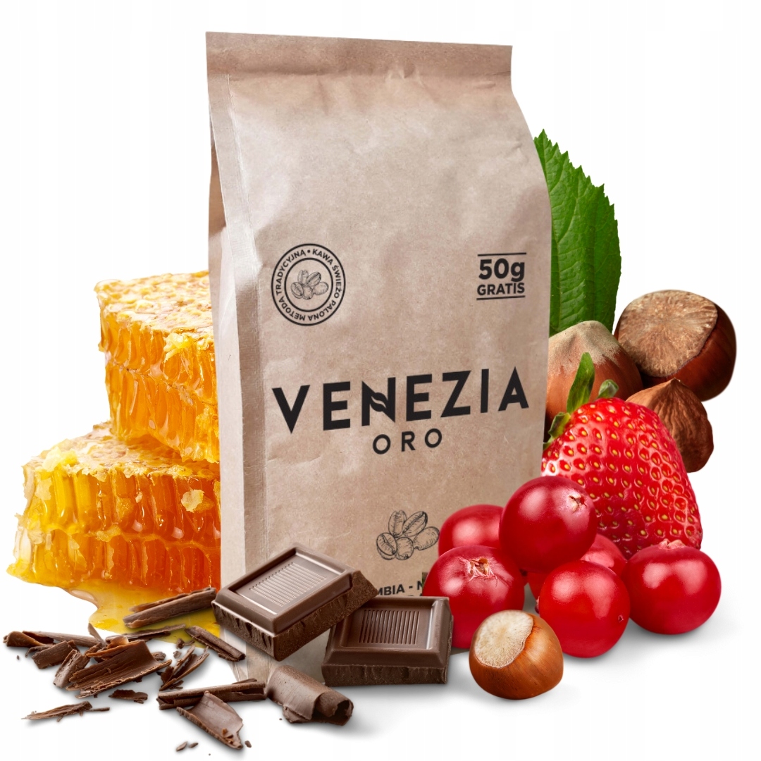 Levně Káva zrnková Arabica čerstvě pražená Venezia Oro řemeslná 1 kg 1000 g