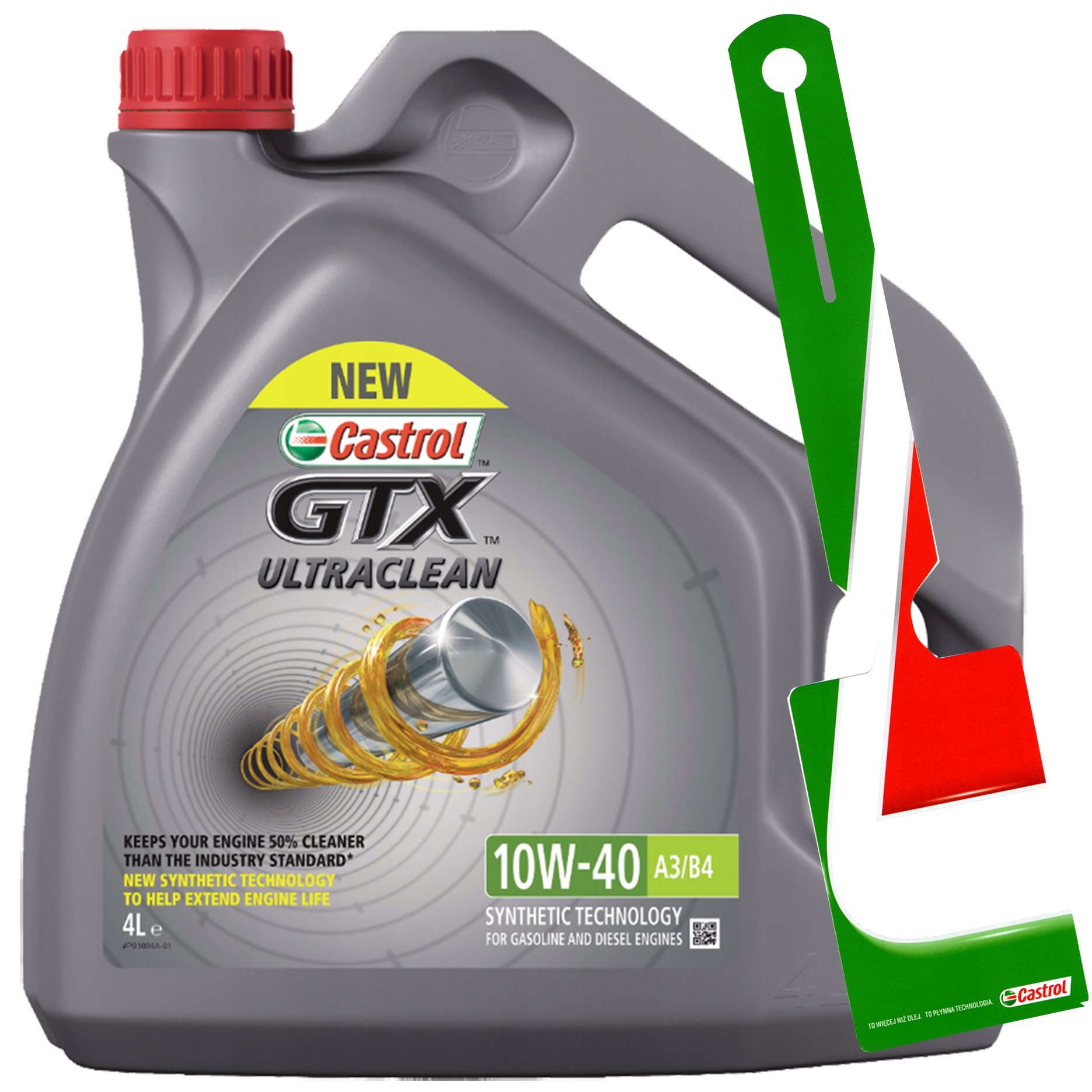 Castrol Gtx Ultraclean A3/B4 10W-40 4L Zawieszka